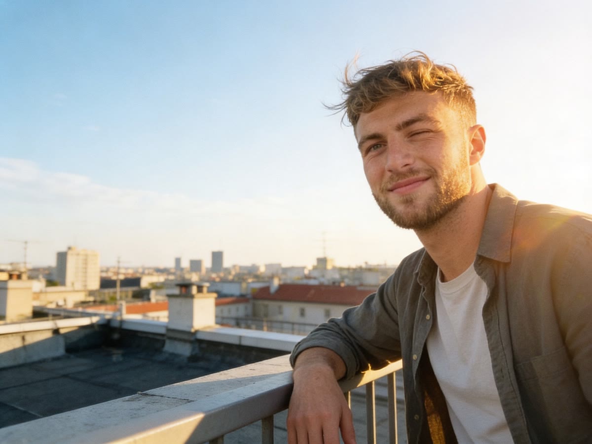 Portrait of Quentin, founder of HorizonFX, London